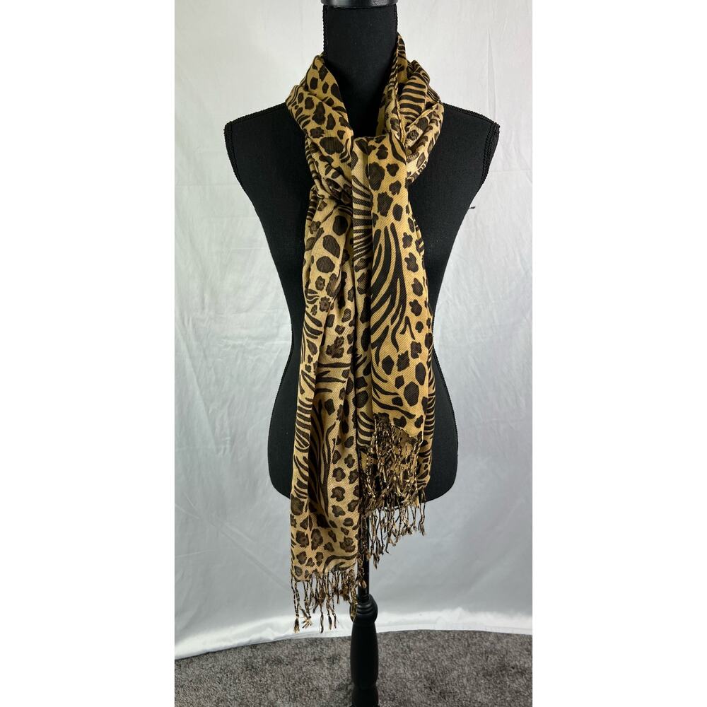 Pashmina women scarf shawl animal print